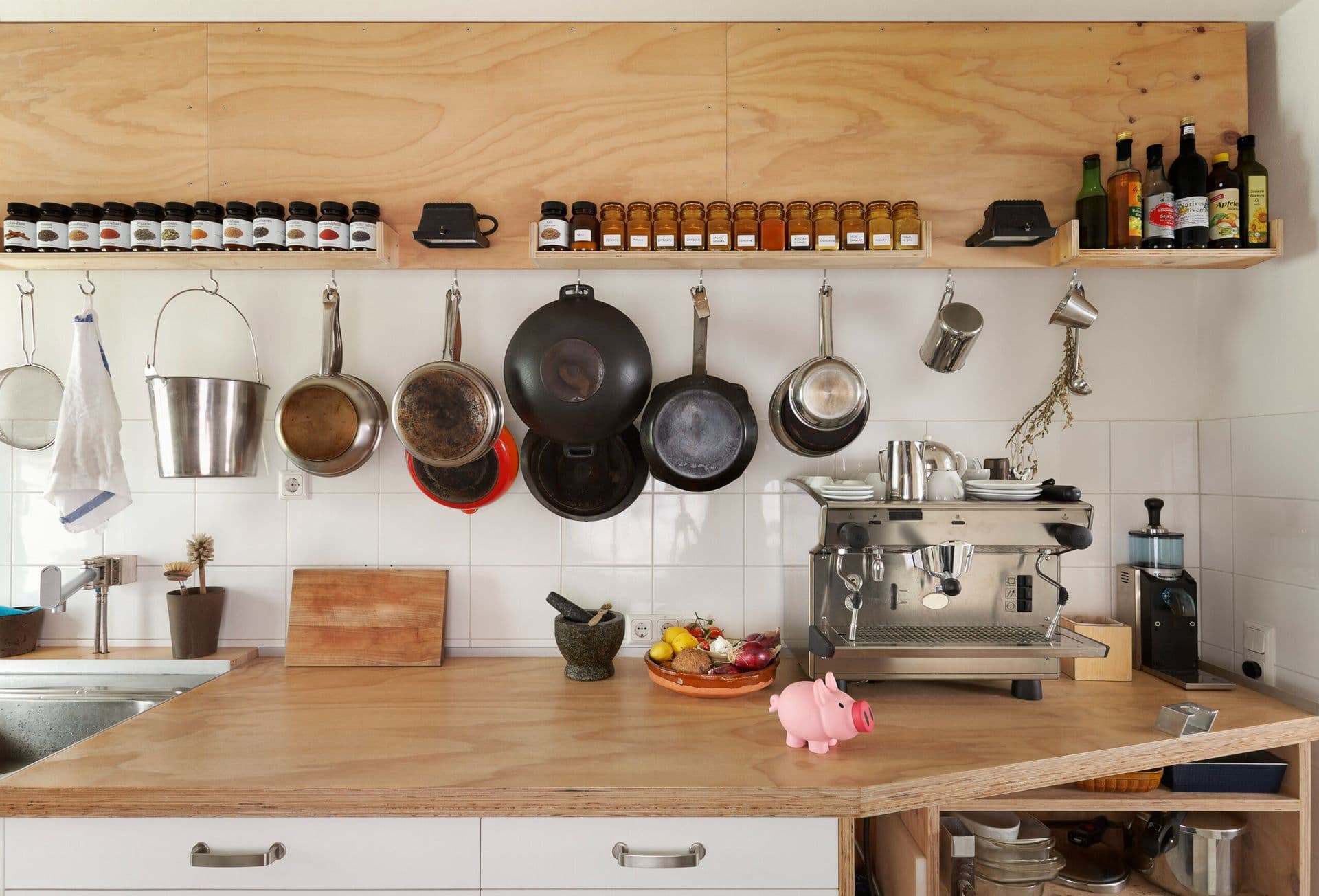 pots and pans wood