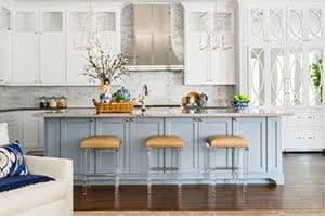 blue stool