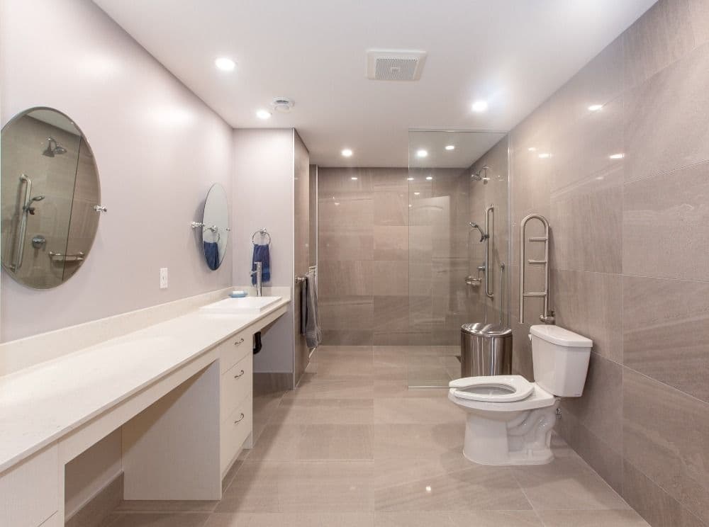 marble bathroom