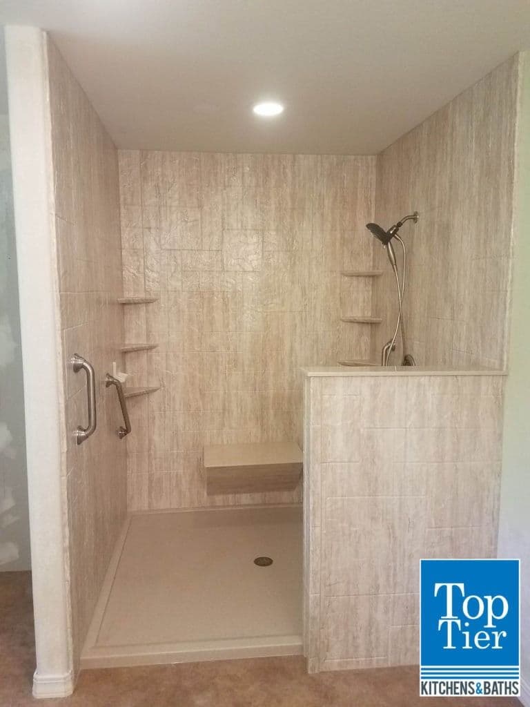 walk in shower