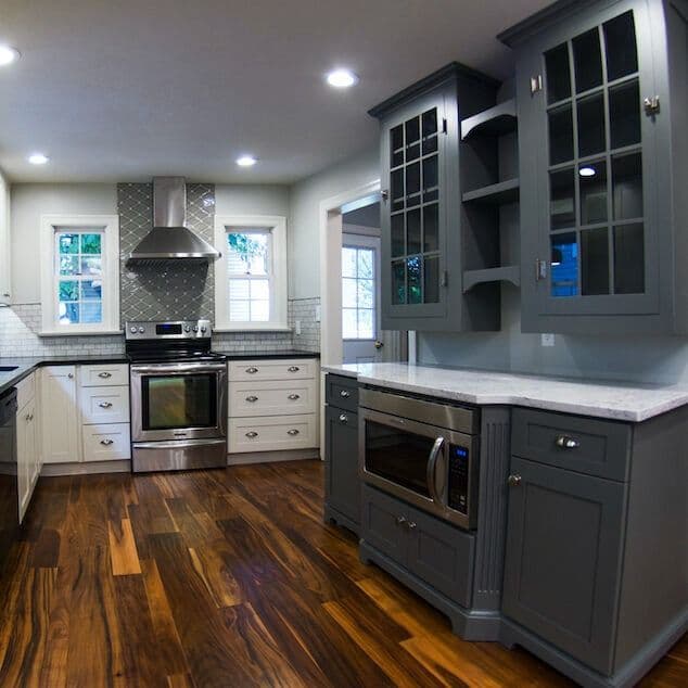 wood floor oven