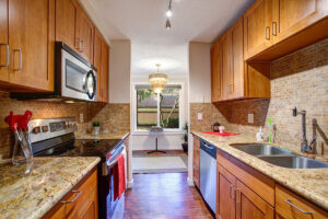 Picture of a galley kitchen layout