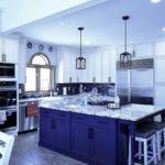 Explore kitchen design in Springfield, MO with blue islands